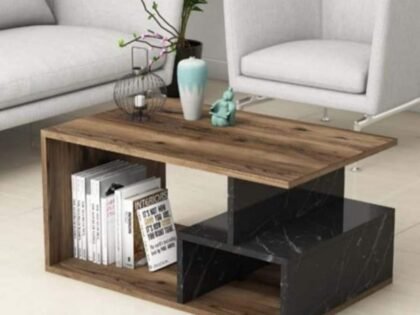 Tima table basse beige/noir