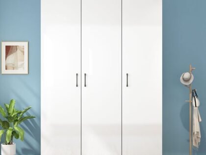 Ema  Armoire  blanche 3 portes