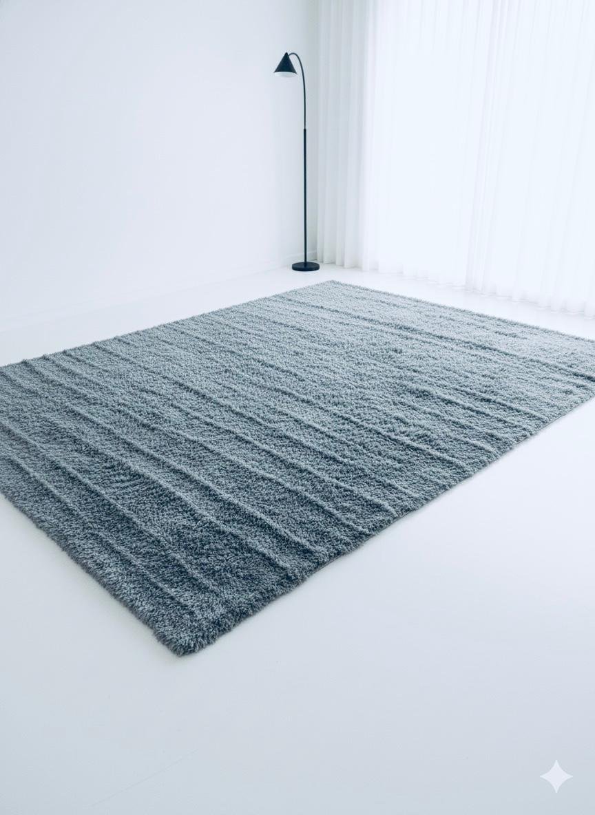 WhatsApp Image 2025-11-26 at 10.39.45 Tapis Shaggy gris 230*160 cm – Image 1