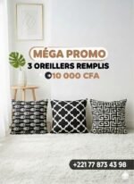Lot de 3 oreillers déjà remplis – Image 3